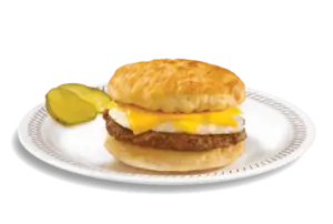 SAUSAGE, EGG & CHEESE BISCUIT