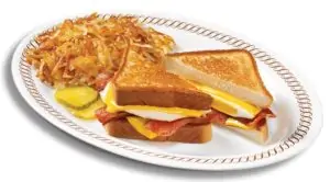 TWO EGG BREAKFAST with SIDE MEAT