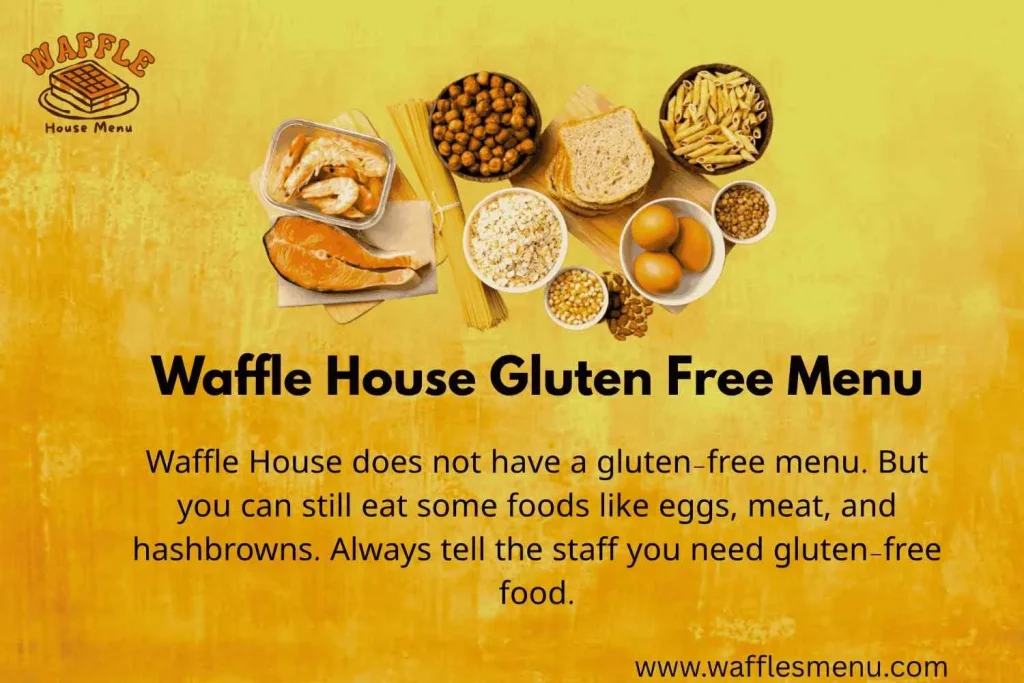 Waffle House Gluten Free Menu