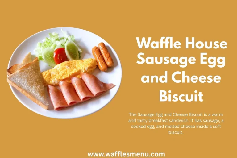 Sausage egg and cheese Biscuit