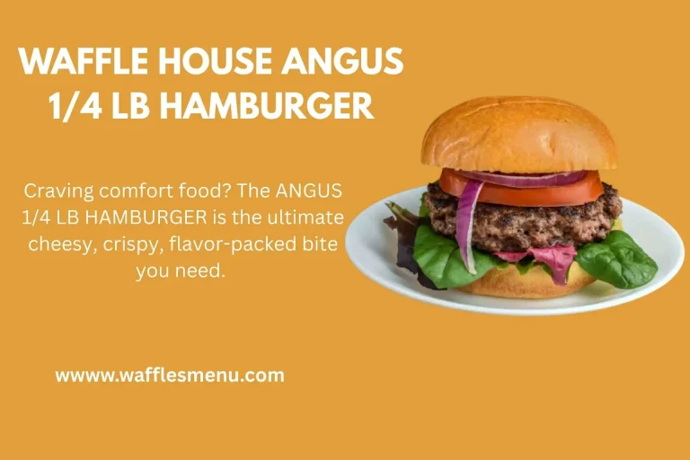 ANGUS 1/4 LB HAMBURGER