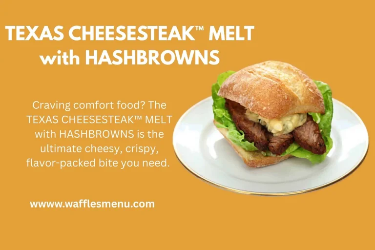 TEXAS CHEESESTEAK MELT with HASHBROWNS