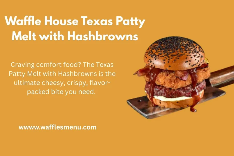 Texas Patty Melt with Hashbrowns