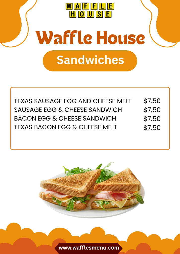 Waffle House Sandwiches