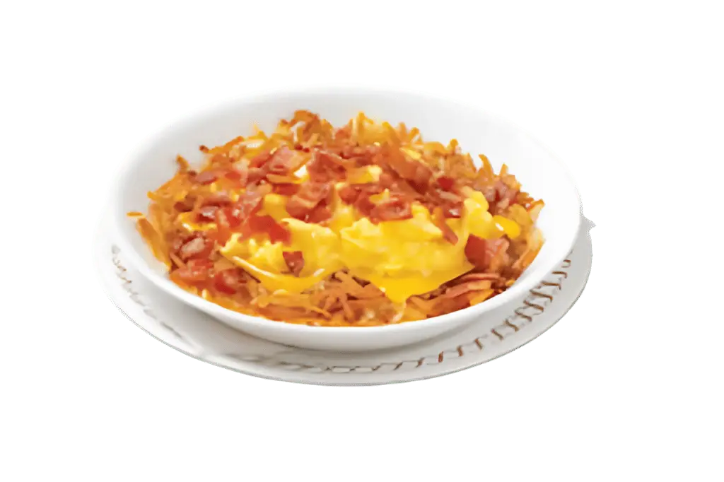 BACON EGG & CHEESE HASHBROWN BOWL