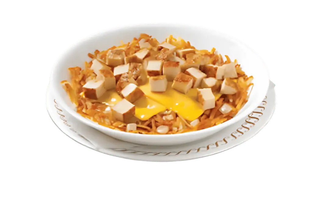 CHICKEN MELT HASHBROWN BOWL