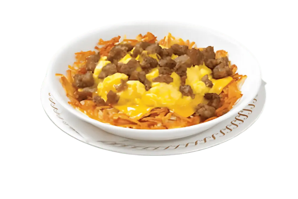 SAUSAGE EGG & CHEESE HASHBROWN