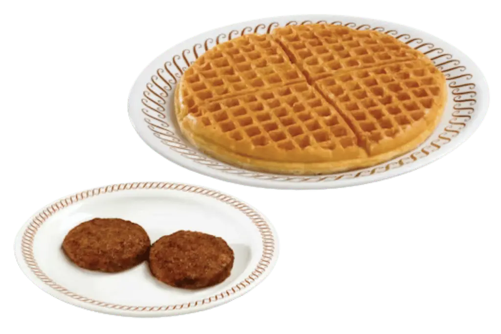 WAFFLE with a SIDE OF MEAT